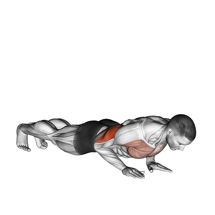 Band Close-Grip Push-Up demonstration