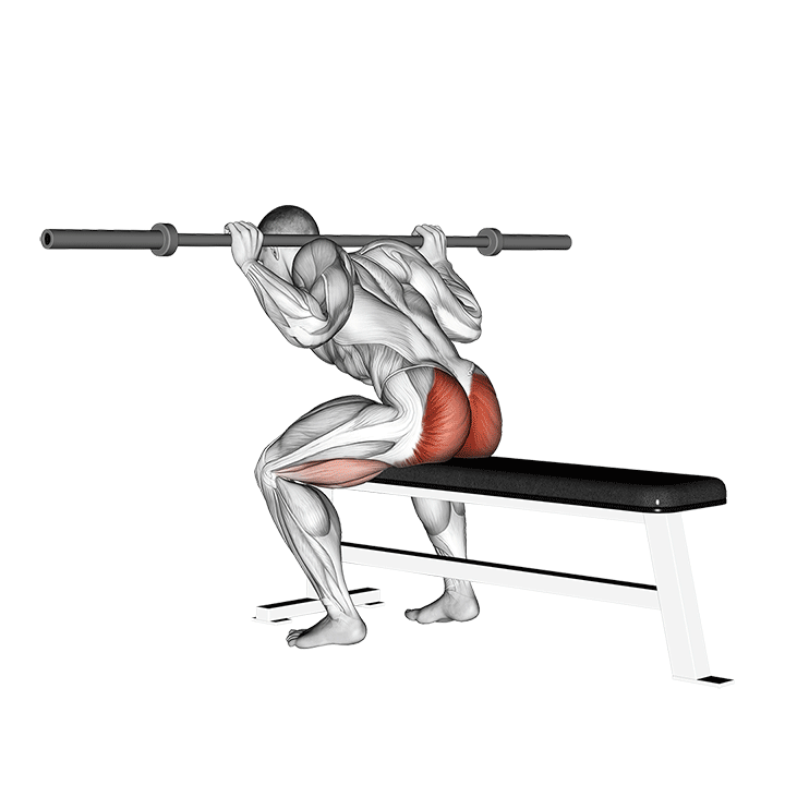 Barbell Good Morning demonstration